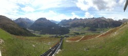 Archiv Foto Webcam Engadin St. Moritz: Muottas Muragl 08:00