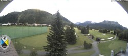 Archiv Foto Webcam Samedan: Loipe und Golfplatz 13:00
