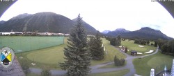 Archiv Foto Webcam Samedan: Loipe und Golfplatz 19:00