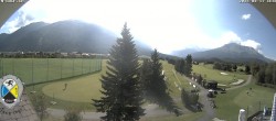 Archiv Foto Webcam Samedan: Loipe und Golfplatz 09:00