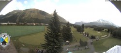 Archiv Foto Webcam Samedan: Loipe und Golfplatz 13:00