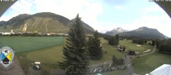 Archiv Foto Webcam Samedan: Loipe und Golfplatz 15:00