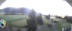 Archiv Foto Webcam Samedan: Loipe und Golfplatz 07:00