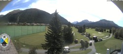 Archiv Foto Webcam Samedan: Loipe und Golfplatz 11:00