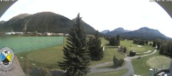 Archiv Foto Webcam Samedan: Loipe und Golfplatz 13:00