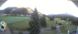 Archiv Foto Webcam Samedan: Loipe und Golfplatz 17:00