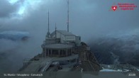 Archiv Foto Webcam Corvatsch: Bergstation 02:00