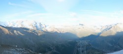 Archived image Webcam Rothorn Zermatt with Monte Rosa 06:00