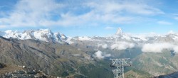Archived image Webcam Rothorn Zermatt with Monte Rosa 07:00