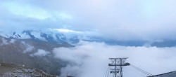Archiv Foto Webcam Rothorn Zermatt mit Monte Rosa Massiv 05:00