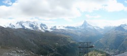 Archiv Foto Webcam Rothorn Zermatt mit Monte Rosa Massiv 15:00