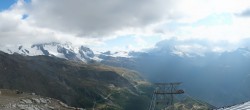 Archived image Webcam Rothorn Zermatt with Monte Rosa 17:00