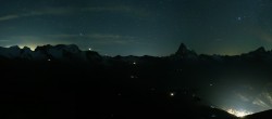 Archived image Webcam Rothorn Zermatt with Monte Rosa 03:00
