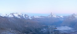 Archived image Webcam Rothorn Zermatt with Monte Rosa 05:00