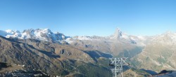 Archived image Webcam Rothorn Zermatt with Monte Rosa 07:00