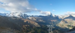 Archived image Webcam Rothorn Zermatt with Monte Rosa 07:00