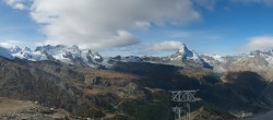 Archived image Webcam Rothorn Zermatt with Monte Rosa 09:00