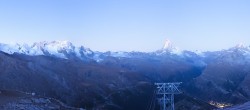 Archived image Webcam Rothorn Zermatt with Monte Rosa 05:00
