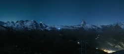 Archived image Webcam Rothorn Zermatt with Monte Rosa 03:00