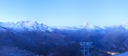 Archived image Webcam Rothorn Zermatt with Monte Rosa 06:00