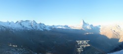 Archived image Webcam Rothorn Zermatt with Monte Rosa 07:00