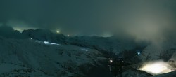 Archived image Webcam Rothorn Zermatt with Monte Rosa 01:00