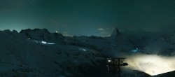 Archived image Webcam Rothorn Zermatt with Monte Rosa 03:00