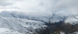 Archived image Webcam Rothorn Zermatt with Monte Rosa 11:00