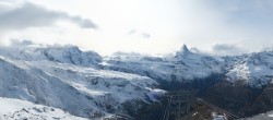 Archived image Webcam Rothorn Zermatt with Monte Rosa 13:00