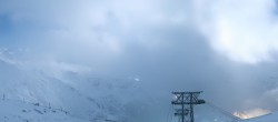 Archived image Webcam Rothorn Zermatt with Monte Rosa 01:00