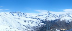 Archived image Webcam Rothorn Zermatt with Monte Rosa 01:00