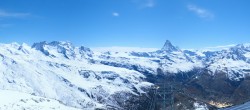 Archived image Webcam Rothorn Zermatt with Monte Rosa 03:00
