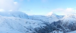 Archived image Webcam Rothorn Zermatt with Monte Rosa 07:00