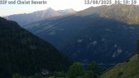 Archiv Foto Webcam Feldis: Blick vom Skigebiet Richtung Heinzenberg 01:00