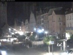 Archiv Foto Webcam Blick auf den Stadtturm und Stadtplatz Straubing 01:00