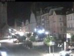 Archiv Foto Webcam Blick auf den Stadtturm und Stadtplatz Straubing 01:00