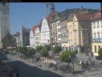 Archiv Foto Webcam Blick auf den Stadtturm und Stadtplatz Straubing 11:00
