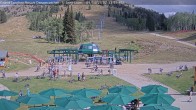 Archived image Webcam Grand Targhee Resort: Base Station Dreamcatcher 13:00