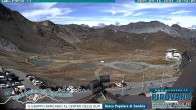 Archiv Foto Webcam Stilfserjoch: Blick zum Valle del Braulio 09:00