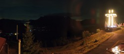 Archiv Foto Webcam Pillersee: Jakobskreuz Bergstation Buchensteinwand 23:00