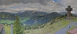 Archiv Foto Webcam Pillersee: Jakobskreuz Bergstation Buchensteinwand 15:00