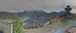 Archiv Foto Webcam Pillersee: Jakobskreuz Bergstation Buchensteinwand 09:00
