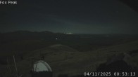 Archived image Webcam View from the Fox Peak top station 23:00