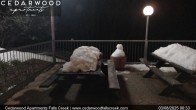 Archiv Foto Webcam Falls Creek: Cedarwood Apartments 23:00