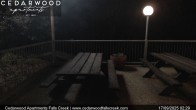 Archiv Foto Webcam Falls Creek: Cedarwood Apartments 01:00