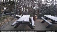Archived image Webcam Falls Creek - Cedarwood Apartments 07:00
