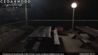Archived image Webcam Falls Creek - Cedarwood Apartments 19:00