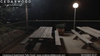 Archived image Webcam Falls Creek - Cedarwood Apartments 02:00