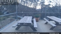 Archived image Webcam Falls Creek - Cedarwood Apartments 18:00