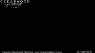 Archiv Foto Webcam Falls Creek: Cedarwood Apartments 23:00